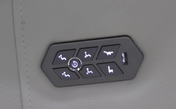 powered touch button control panel with usb
