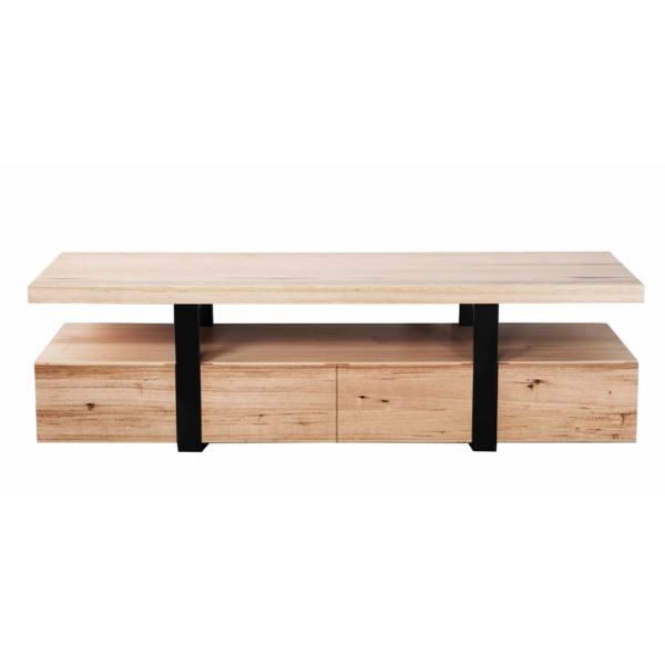 natural timber entertainment console