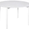 white oak round dining table