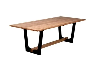 8 seat timber dining table