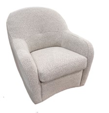 light grey swivel chair