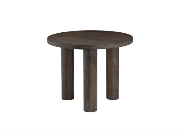 walnut round lamp table