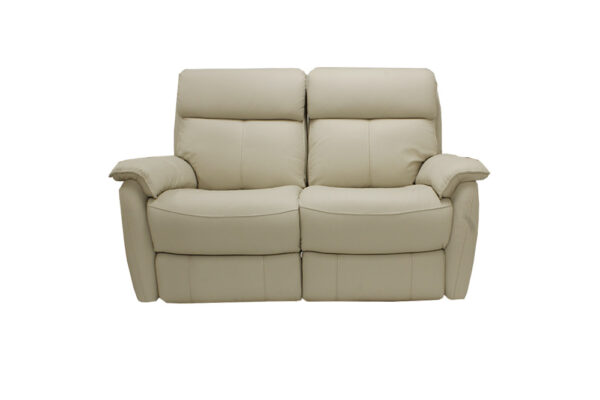 leather 2 seat sofa reclining